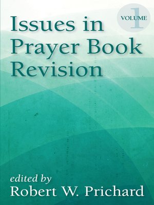 cover image of Issues in Prayer Book Revision, Volume 1